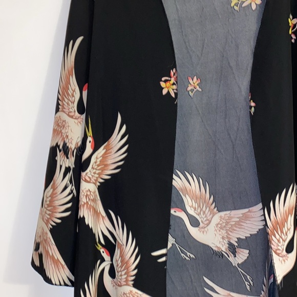 Open front duster - Bird design - Picture 2 of 8